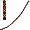 Armband 333 Gold Gelbgold und 72 Granate rot 19 cm Granatarmband – Bild 2