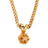 Anhänger 585 Gold Gelbgold 1 Citrin orange Goldanhänger Citrinanhänger – Bild 3