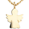 Kinder Anhänger Engel Schutzengel Engel 585 Gold Gelbgold Kinderanhänger – Bild 2