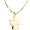 Kinder Anhänger Engel Schutzengel Engel 585 Gold Gelbgold Kinderanhänger – Bild 3