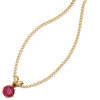 Anhänger 585 Gold Gelbgold 1 rosa Turmalin Goldanhänger – Bild 3