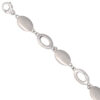 Collier Halskette 585 Gold Weißgold mattiert 44,5 cm Kette Goldkette – Bild 2