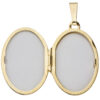 Medaillon oval 333 Gold Gelbgold Zirkonia 1 Rubin pink zum Öffnen für 2 Fotos – Bild 3