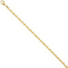 Ankerarmband 585 Gold Gelbgold diamantiert 21 cm Armband Goldarmband – Bild 3