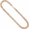 Collier Halskette 925 Sterling Silber rotgold vergoldet 50 cm Kette