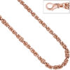 Collier Halskette 925 Sterling Silber rotgold vergoldet 50 cm Kette – Bild 2