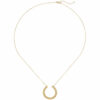 Collier Kette mit Anhänger Geflecht 750 Gold Gelbgold 45 cm Goldkette – Bild 2