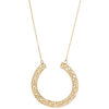 Collier Kette mit Anhänger Geflecht 750 Gold Gelbgold 45 cm Goldkette – Bild 3