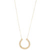 Collier Kette mit Anhänger Geflecht 750 Gold Gelbgold 45 cm Goldkette – Bild 4