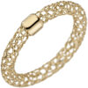 Damen Ring geflochten 750 Gold Gelbgold Goldring mit Geflecht – Bild 2