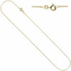 Anhänger oval 333 Gold Gelbgold 1 Granat mit Kette 45 cm Granatanhänger – Bild 4
