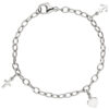 Kinder Armband Glaube Liebe Hoffnung 925 Sterling Silber 16 cm – Bild 2