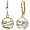 Schmuck-Set 333 Gold Gelbgold mit Zirkonia Ohrringe und Kette 45 cm – Bild 3