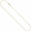 Schmuck-Set 333 Gold Gelbgold Granat-Herzen mit Kette 45 cm – Bild 5
