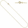 Schmuck-Set 333 Gold Gelbgold bicolor 7 Zirkonia Ohrringe und Kette 42 cm – Bild 5