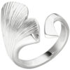 Schmuck-Set Ginko 925 Sterling Silber mit Kette 45 cm – Bild 3