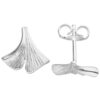 Schmuck-Set Ginko 925 Sterling Silber mit Kette 50 cm – Bild 4