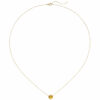 Collier 750 Gold Gelbgold 1 Citrin orange 45 cm – Bild 2