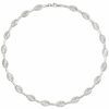 Collier Halskette 925 Sterling Silber gehämmert 45 cm Kette Silberkette