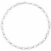 Collier Halskette 925 Silber 144 Zirkonia 45 cm Kette Silberkette