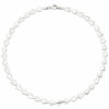 Collier Halskette 925 Silber 120 Zirkonia 45 cm Kette Silberkette