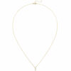 Collier 750 Gold Gelbgold 5 Diamanten Brillanten 45 cm – Bild 3