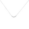 Collier Halskette 585 Gold Weißgold 5 Diamanten Brillanten 42 cm – Bild 3
