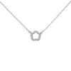 Collier Halskette Blume 925 Sterling Silber 45 cm Kette – Bild 2