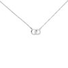 Collier Halskette 925 Sterling Silber 13 Zirkonia 45 cm Kette Silberkette – Bild 2