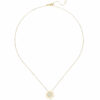 Collier Kette mit Anhänger Sonne 333 Gold Gelbgold 37 Zirkonia 44 cm – Bild 3