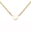 Collier Halskette mit Plättchen 375 Gold Gelbgold 43 cm Kette – Bild 2