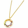 Anhänger 585 Gelbgold 12 bunte Edelsteine 20 Diamanten Brillanten – Bild 2